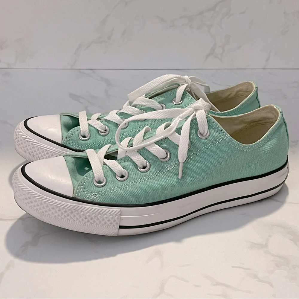Converse Chuck Taylor All Star Mint Low Top Sneakers - Picture 2 of 12